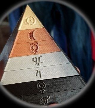 Pyramide A, comme &quot;Alchimie&quot;